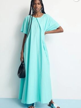 MM6 Maison Margiela Cotton Poplin Maxi Dress IT 38 US 2